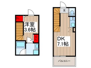 ソルナクレイシア入谷の物件間取画像